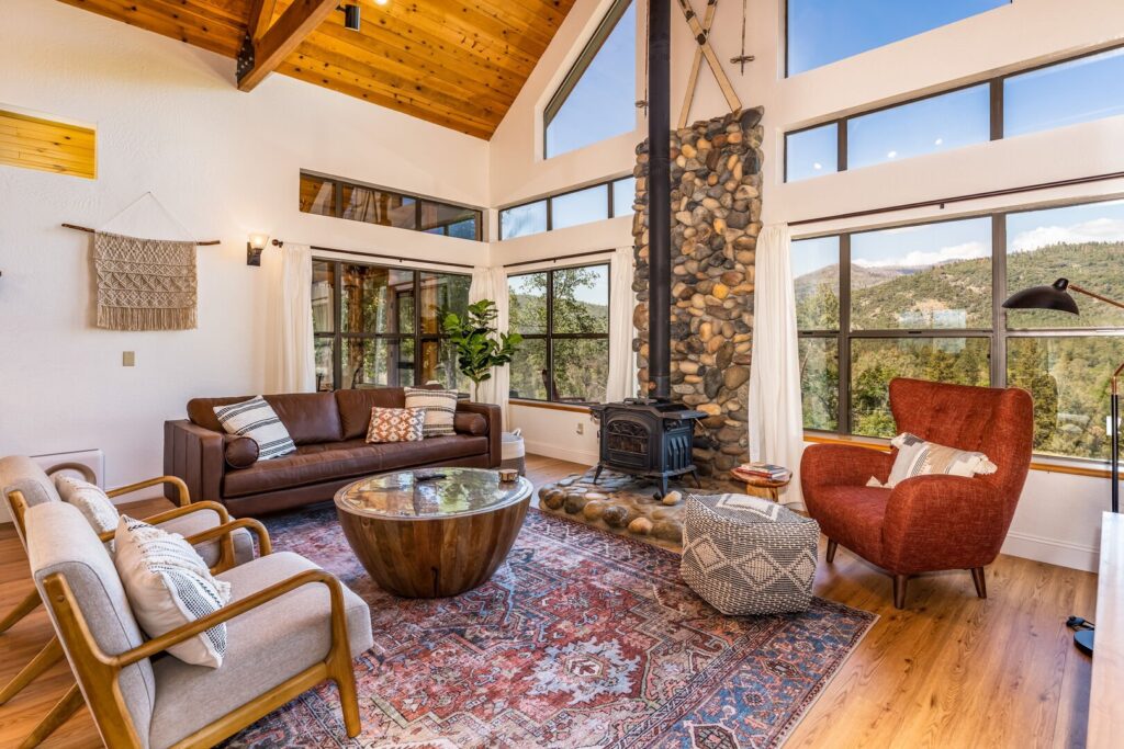 View our 2 bedroom Bass Lake house rentals